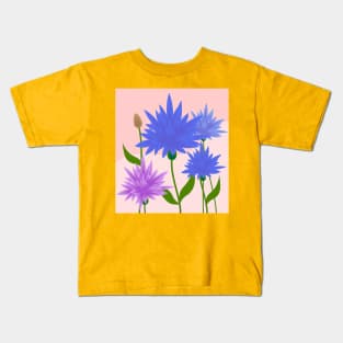 Cornflower blooms Kids T-Shirt